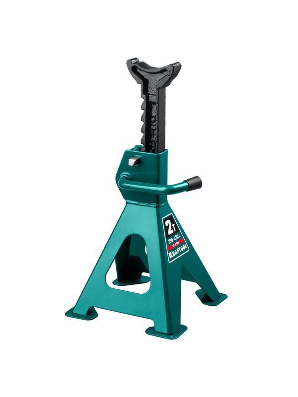 KRAFTOOL S-PIN, 2 т, 290 - 420 мм, усиленная страховочная подставка со штифтом (43465-2)