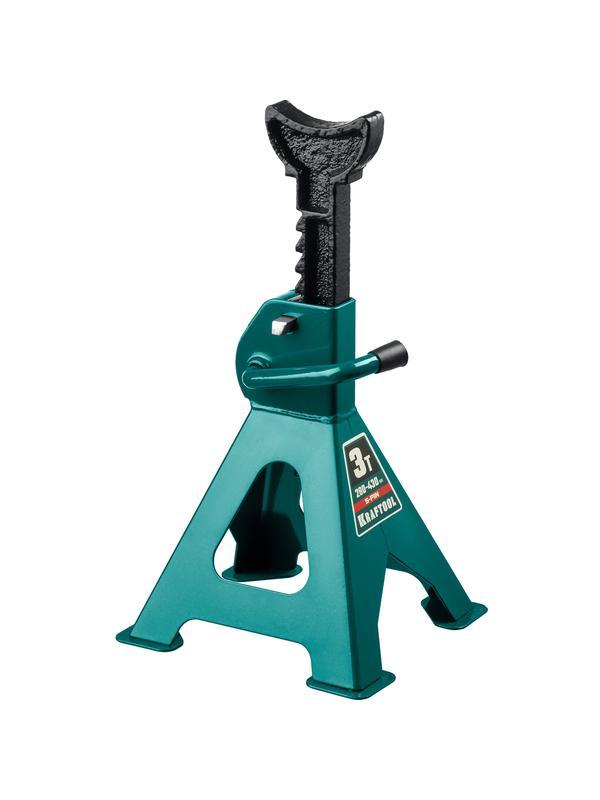 KRAFTOOL S-PIN, 3 т, 280 - 430 мм, усиленная страховочная подставка со штифтом (43465-3)