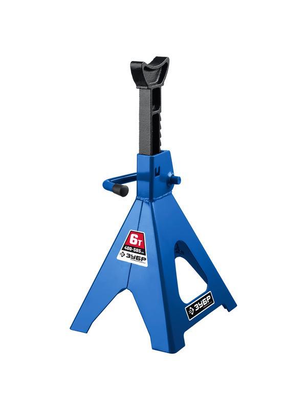 ЗУБР 6 т, 400 - 585 мм, усиленная страховочная подставка, Профессионал (43065-6)