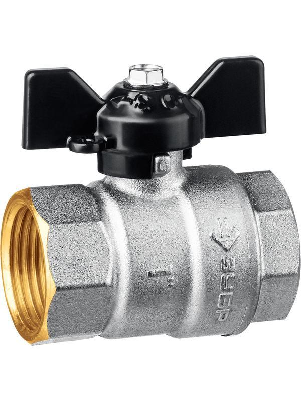 ЗУБР d 1″, ручка ″бабочка″, ″мама-мама″, полнопроходной шаровой кран (51323-1)