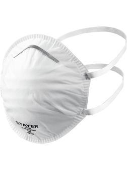 STAYER K-80, класс защиты FFP1, коническая, фильтрующая полумаска (11109)