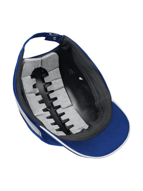 ЗУБР БИНОМ, синяя, ударопрочный корпус, козырёк 55 мм, размер от 54 до 59 см, защитная каскетка, Профессионал (11095)