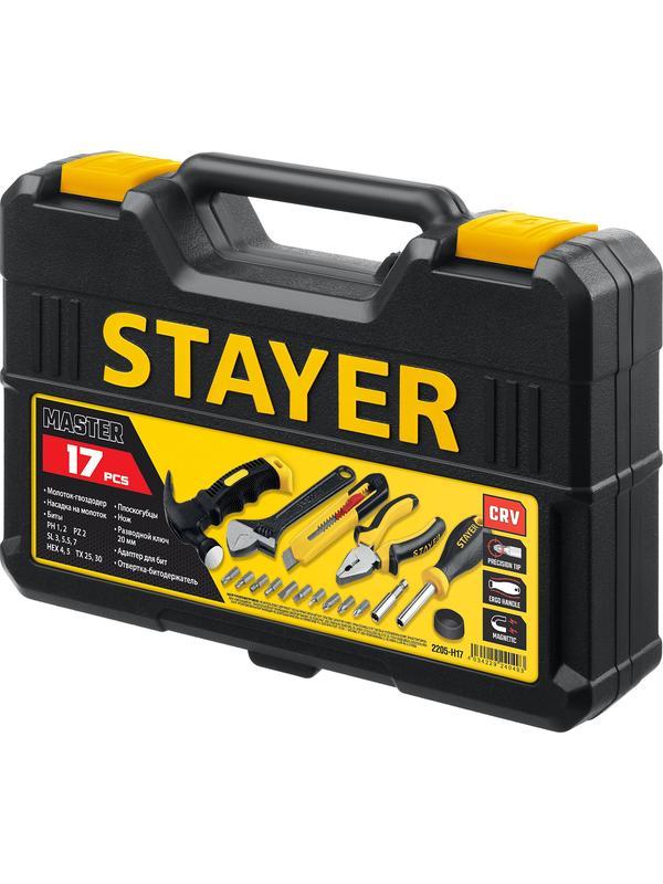 Набор инструмента для дома универсальный STAYER Master-17, 17 предм., 2205-H17