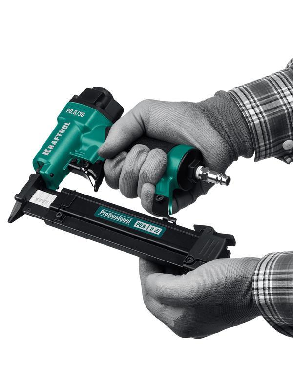 KRAFTOOL P0.6/30 пневматический нейлер для шпилек 23Ga тип P0.6 (12-30 мм), (31963)