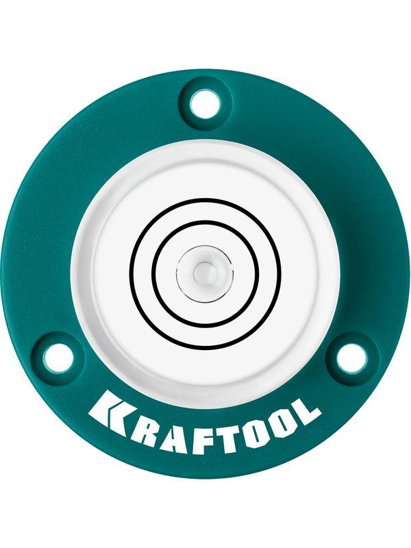 KRAFTOOL BULL'S EYE (БЫЧИЙ ГЛАЗ), d 49 мм, поверхностный магнитный уровень (34789)