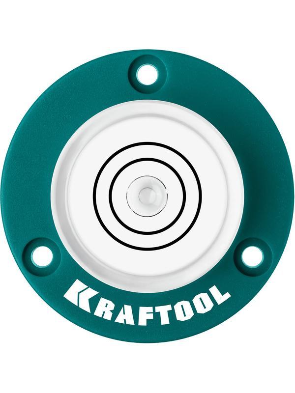 KRAFTOOL BULL'S EYE (БЫЧИЙ ГЛАЗ), d 49 мм, поверхностный магнитный уровень (34789)