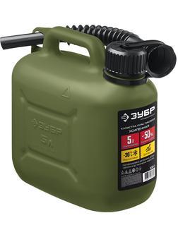 ЗУБР 5 л, пластиковая усиленная канистра, Профессионал (38365-5)