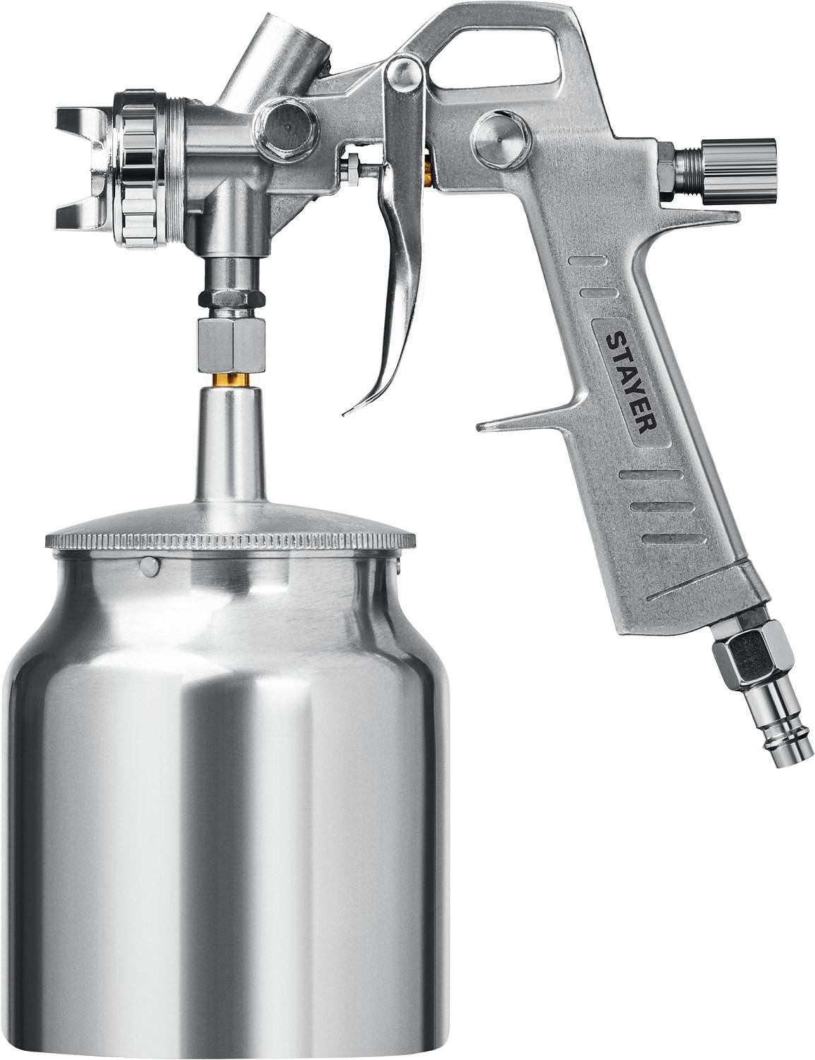 STAYER ORION-5S, 5 предметов, с нижним бачком, универсальный набор пневмоинструмента (06487-H5)