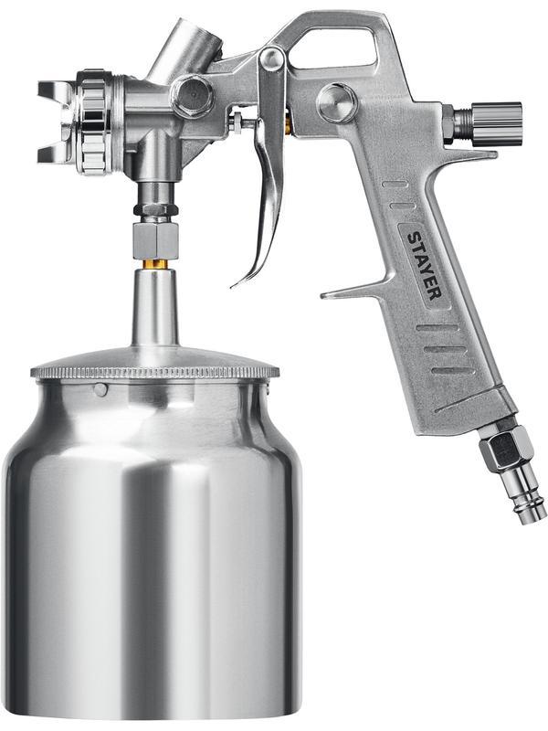 STAYER ORION-5S, 5 предметов, с нижним бачком, универсальный набор пневмоинструмента (06487-H5)