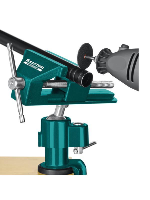 KRAFTOOL Precision, 75 мм, шарнирно-поворотные тиски (32711-75)