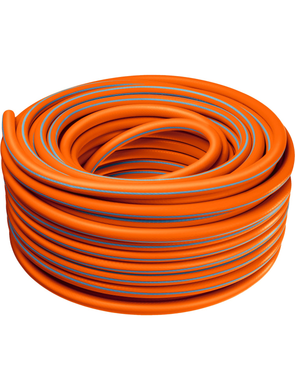 Шланг поливочный GRINDA 429008-3/4-50, 20 атм, из термоэластопласта, трёхслойный, армированный, гибкий / 3/4″, 50 м.