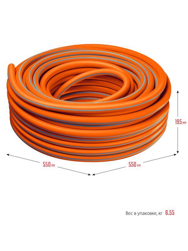 GRINDA FLEX 3, 1″, 25 м, 15 атм, из термоэластопласта, трёхслойный, армированный, гибкий, поливочный шланг, PROLine (429008-1-25)