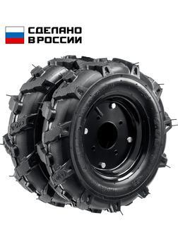 ЗУБР КП-1, 4.00-8, 2 шт., пневматические колеса для мотоблоков (707106-1)
