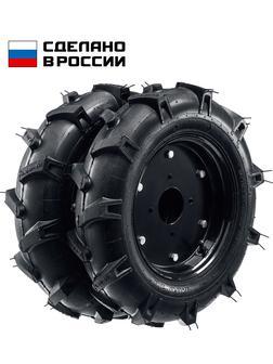 ЗУБР КП-2, 4.00-10, 2 шт., пневматические колеса для мотоблоков (707106-2)