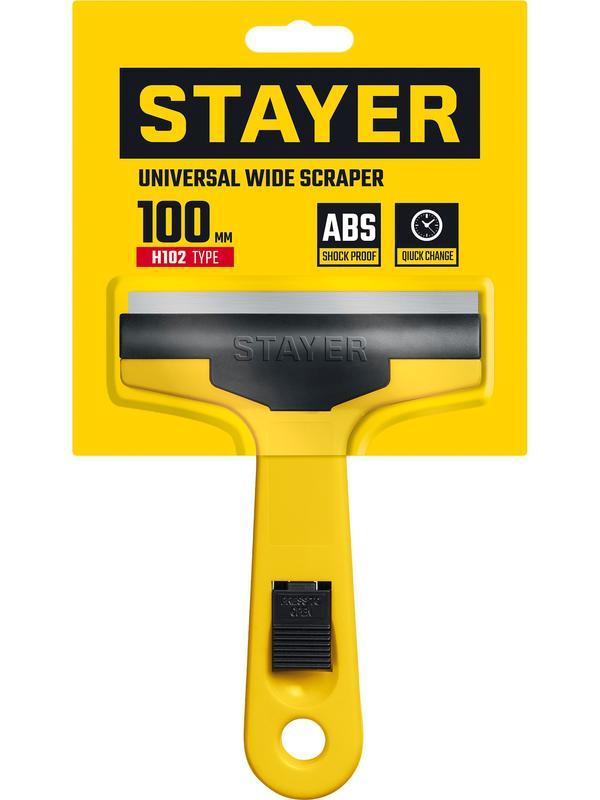 STAYER 100 мм, универсальный скребок (08515)