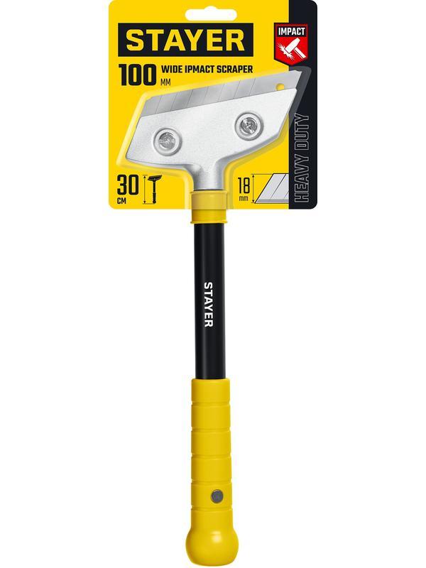 STAYER 100 мм, длина 300 мм, ударный скребок (08504)
