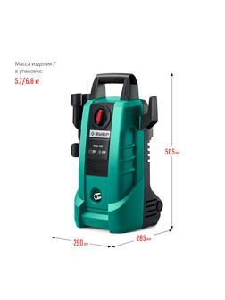 ЗУБР 115 Атм, 1500 Вт, мойка высокого давления, пистолет МИГ-180 (АВД-115)