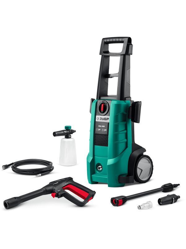 ЗУБР 160 Атм, 2100 Вт, мойка высокого давления, пистолет МИГ-180 (АВД-160)