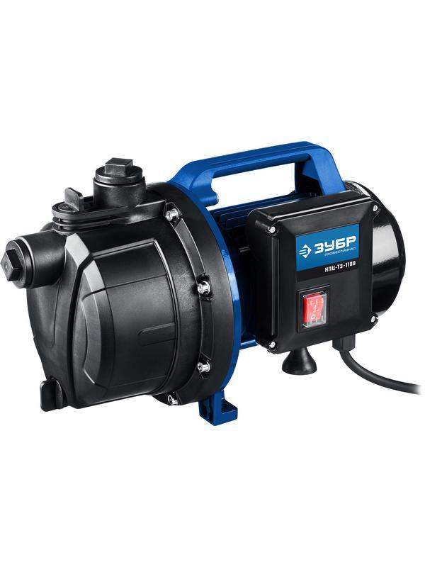 ЗУБР 1100 Вт, поверхностный (садовый) центробежный насос, Профессионал (НПЦ-Т3-1100)
