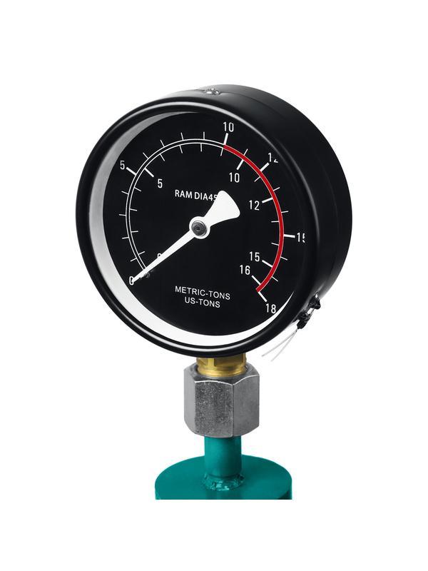 KRAFTOOL PMP-10, 10 т, гидравлический пресс с гидронасосом и манометром (43472-10)