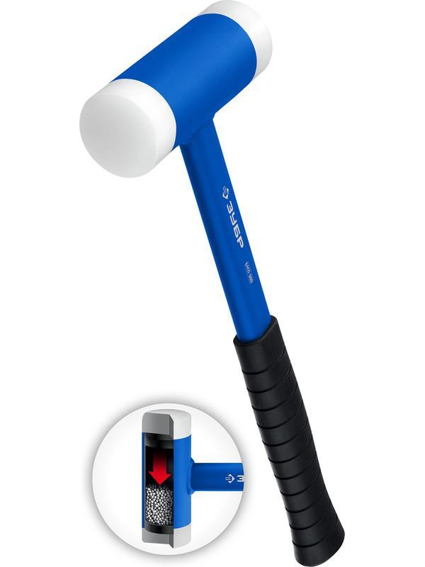 ЗУБР БМП-50, 50 мм, безынерционный молоток с полиамидными бойками, Профессионал (2043-50)