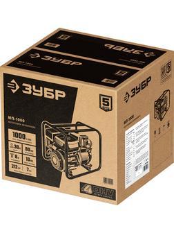 ЗУБР 1000 л/мин, мотопомпа бензиновая (МП-1000)