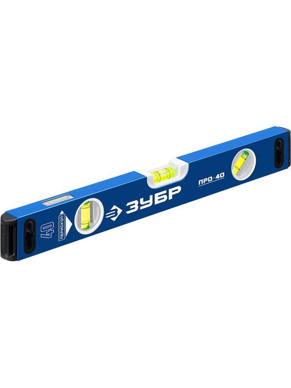 ЗУБР ПРО, 400 мм, уровень с усиленным профилем, Профессионал (34590-040)