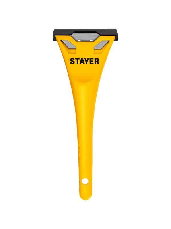 STAYER 60 мм, 5 доп. лезвий, компактный скребок (0851-H6)