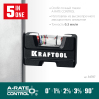 Уровень строительный Kraftool A-Rate Control 34787 магнитный компактный 5 в 1