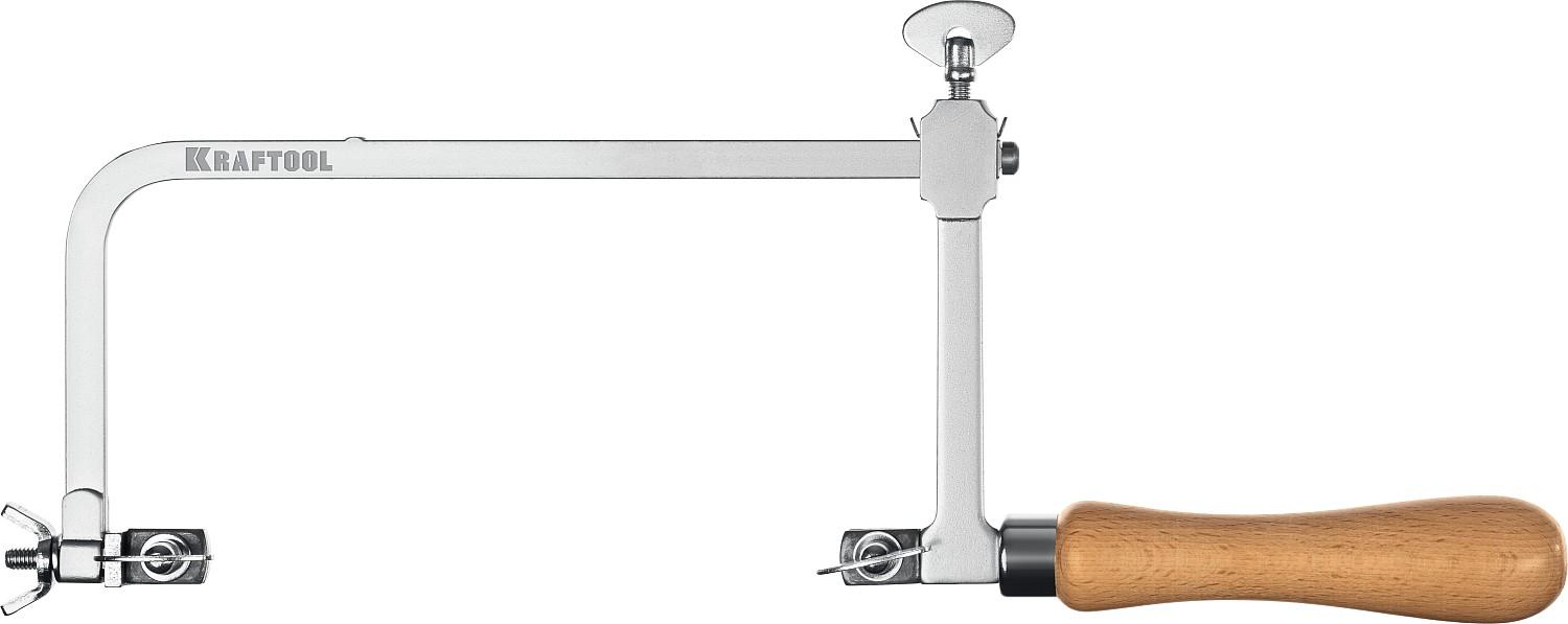 KRAFTOOL 130 х 75 мм, лобзик ювелирный с регулируемой длиной полотна (15265)