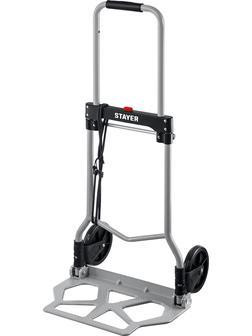 STAYER PROTruck, до 70кг, каркас и платформа из алюминия, платформа 39х28см, колеса d13 см, вес 3.0кг, складная хозяйственная тележка (38755-70)