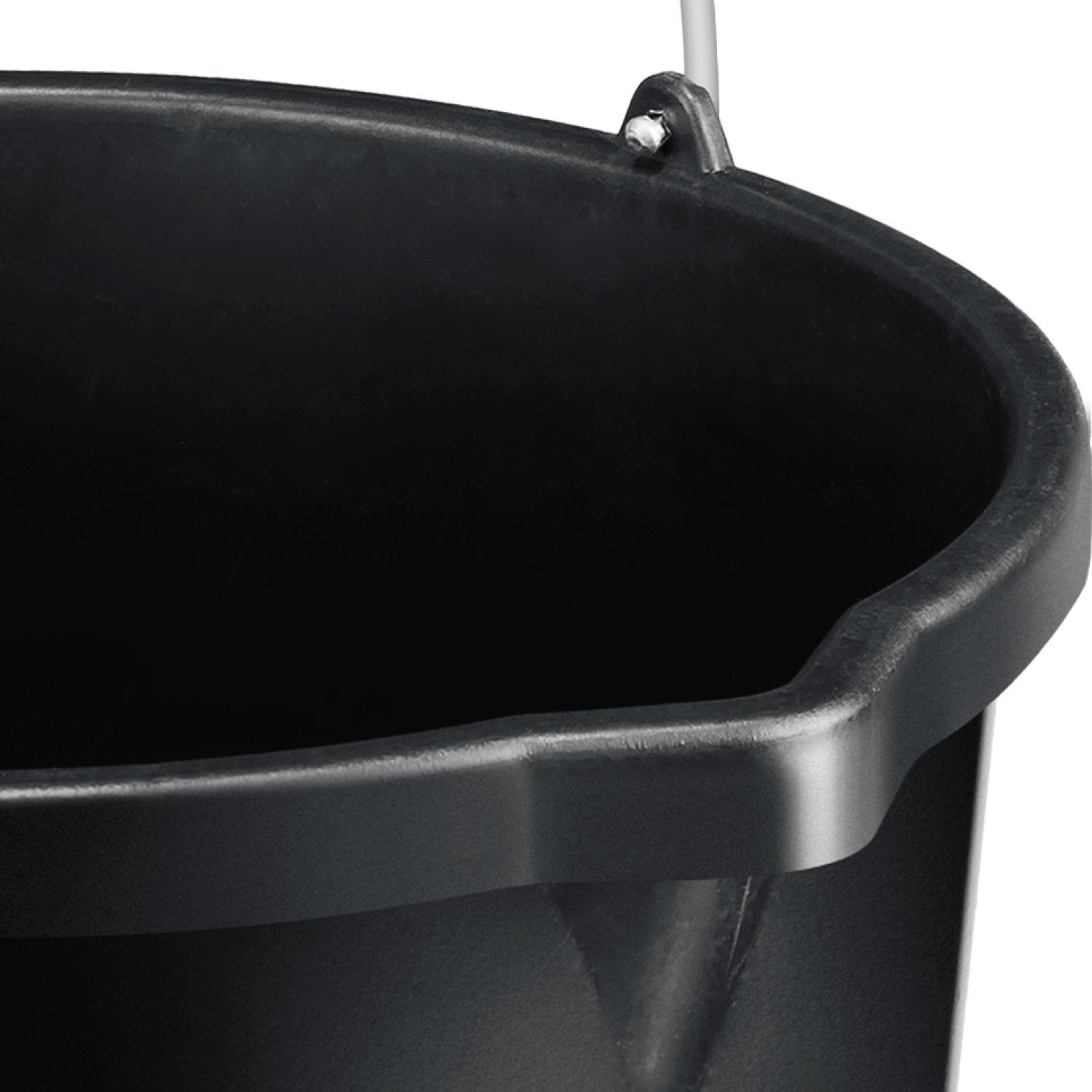 ЗУБР 12 л, высокопрочное с носиком, строительное пластиковое ведро (06093-12)