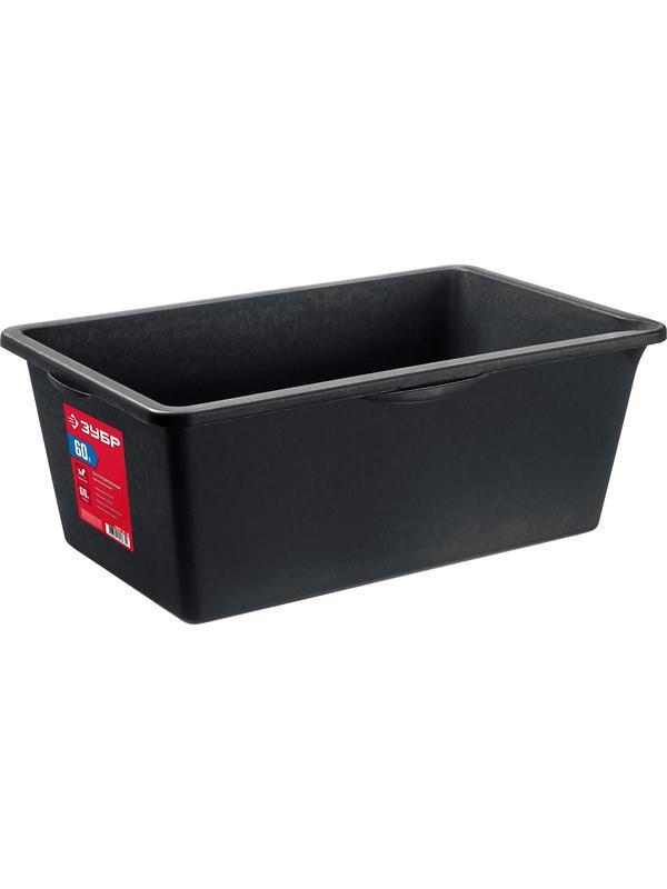 ЗУБР 60 л, прямоугольный строительный таз (06097-65)