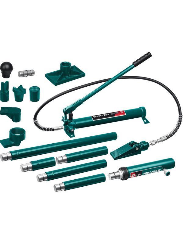 KRAFTOOL 10 т, в пластиковом кейсе, набор для правки кузова (43435-10)