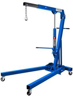 ЗУБР КГС-1, 1 т, 25 - 2060 мм, складной гидравлический кран, Профессионал (43011-1)