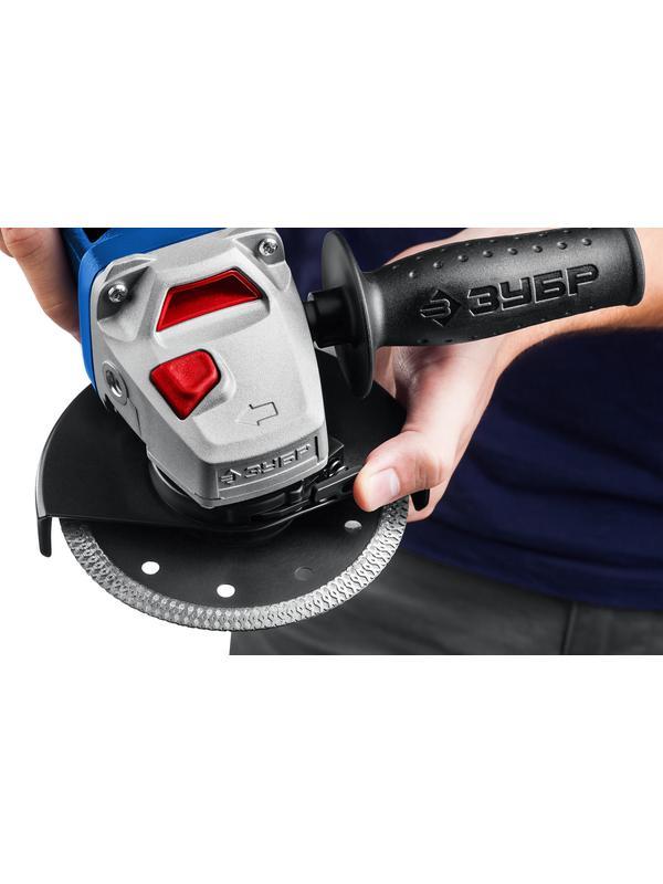 ЗУБР 1500 Вт, d125 мм, УШМ, Профессионал (УШМ-П125-1500 ПСТ)