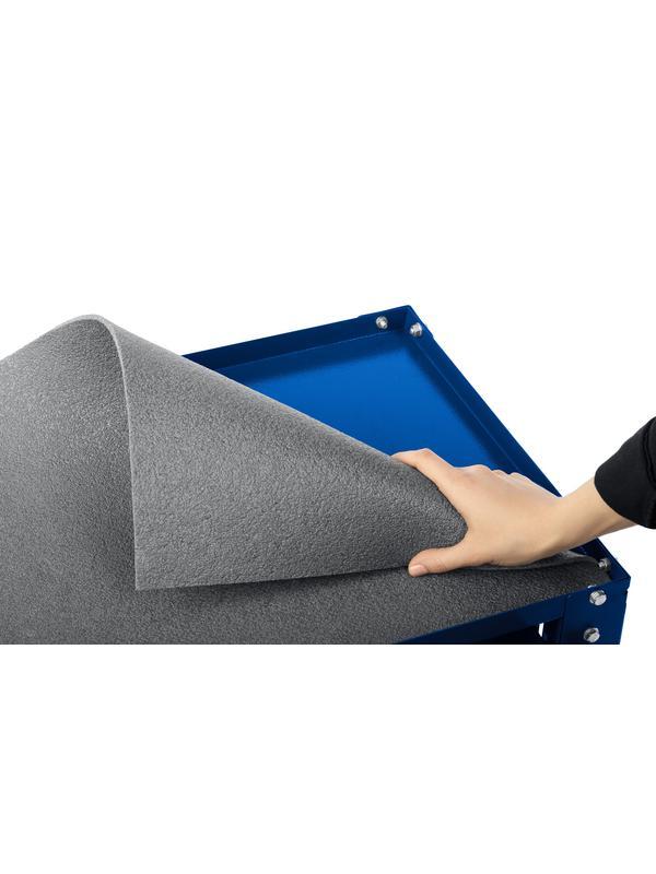 ЗУБР 820 х 405 х 955 мм, инструментальная тележка с выдвижным ящиком + 2 полки, Профессионал (38914)