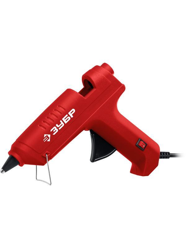 ЗУБР d 11 мм, выход клея 10 г/мин, электрический термоклеевой пистолет (06851-11)