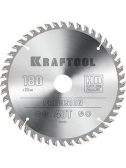 Пильный диск по дереву Kraftool Precision, 180 х 20 мм, 48Т (36952-180-20)