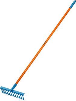 GRINDA PR-12T FIBER, 380 х 100 х 1530 мм, 12 витых зубцов, углеродистая сталь, фибергласовый черенок, PROLine (39654)