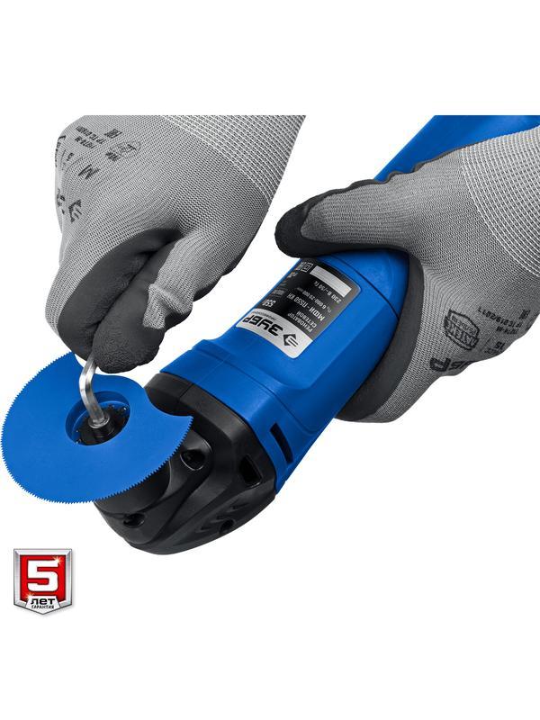 ЗУБР OIS, 550 Вт, реноватор, кейс, набор насадок, Профессионал (МФИ-П550 Н)