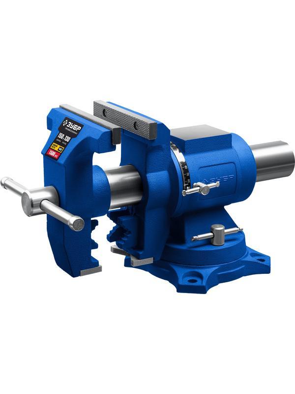 ЗУБР ЭКСПЕРТ-3D, 150 мм, многофункциональные слесарные тиски (32712-150)