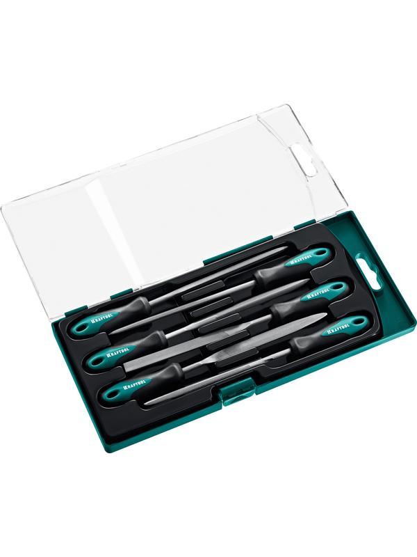 KRAFTOOL 6 шт, 160 мм, набор надфилей (16030-6)