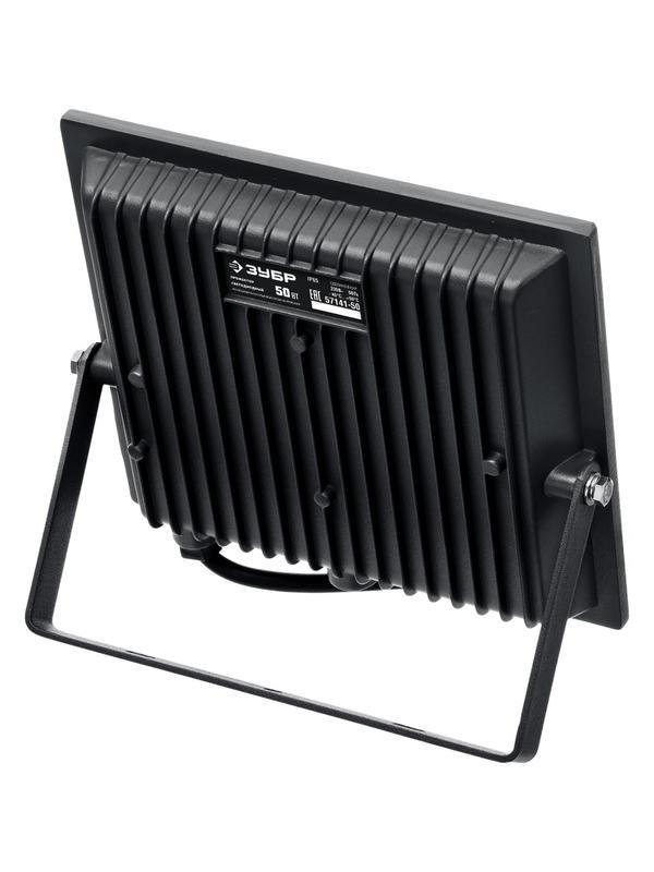 ЗУБР ПСК-50, 50 Вт, 6500 К, IP 65, светодиодный прожектор, Профессионал (57141-50)