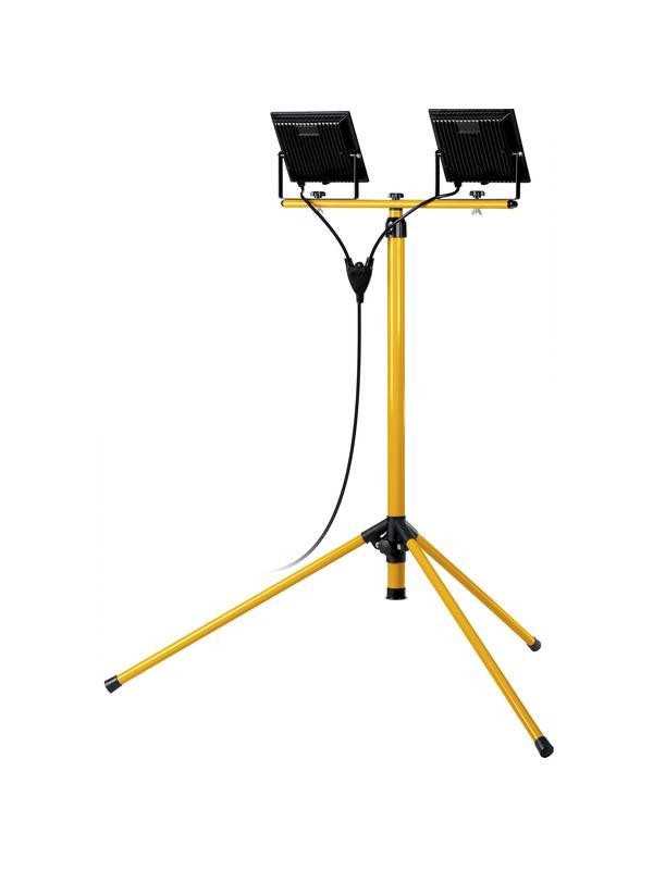 STAYER LED-MAX, 2 х 50 Вт, 6500 К, IP 65, 1.6 м, светодиодные прожекторы на штативе (56925-2-50)