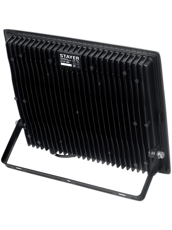 STAYER LED-MAX, 200 Вт, 6500K, IP 65,IP 65, светодиодный прожектор (57131-200)