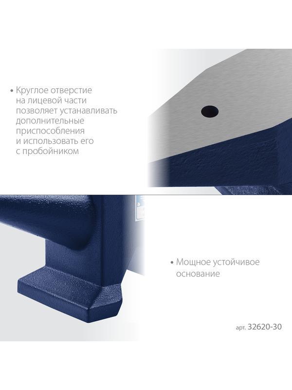 ЗУБР 30 кг, стальная наковальня, Профессионал (32620-30)