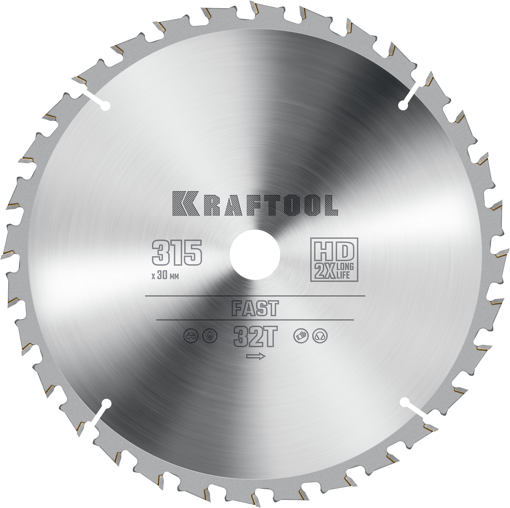 Пильный диск по дереву Kraftool Fast 36950-315-30 32Т / 315 х 30 мм.