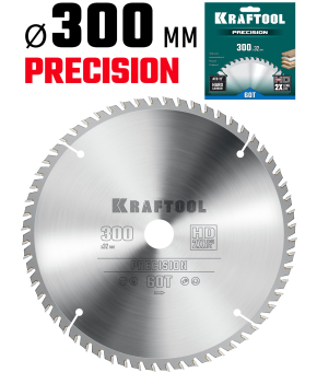 Пильный диск по дереву Kraftool Precision 36952-300-32, 60Т / 300 х 32 мм.