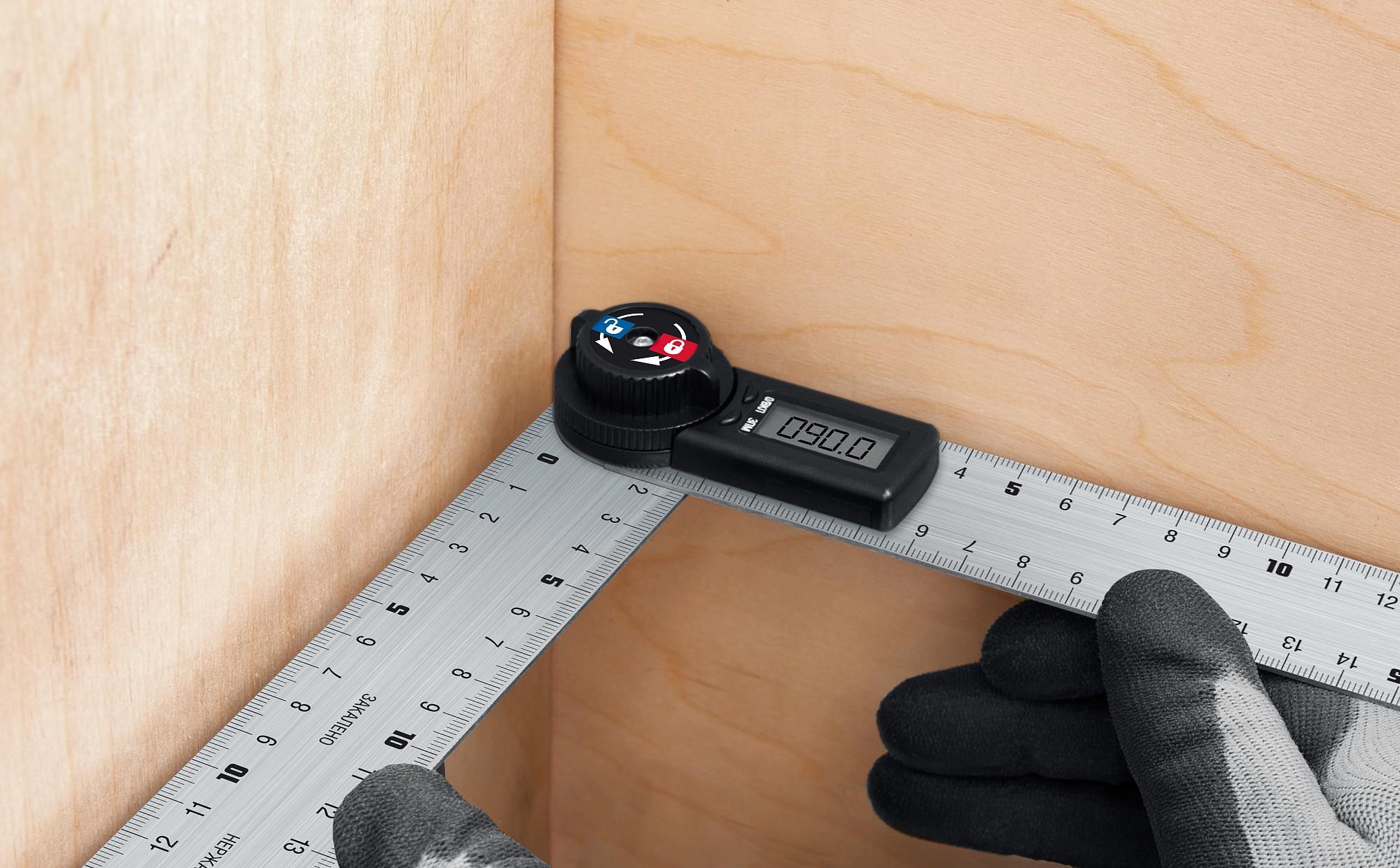 ЗУБР 300 мм, электронный транспортир-угломер, Профессионал (34296)